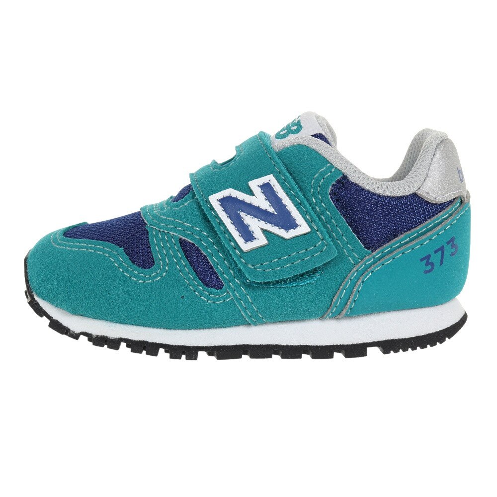 ニューバランス（new balance）（キッズ）ベビー スニーカー 緑 IZ373 PG2 W グリーン キッズシューズ 子供 靴 シューズ 登園 マジックテープ ベルクロ