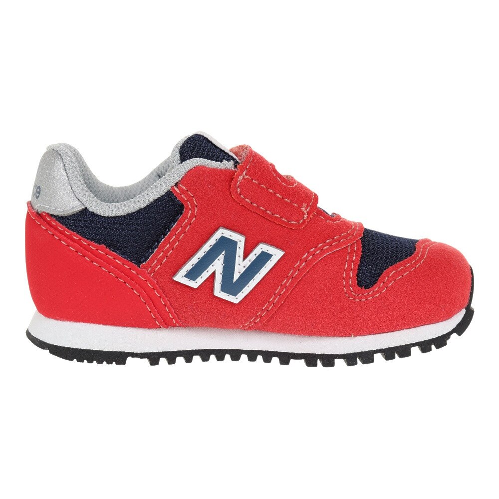 ニューバランス（new balance）（キッズ）ベビー スニーカー 赤 IZ373 PR2 W レッド キッズシューズ 子供 靴 シューズ  登園 マジックテープ ベルクロ