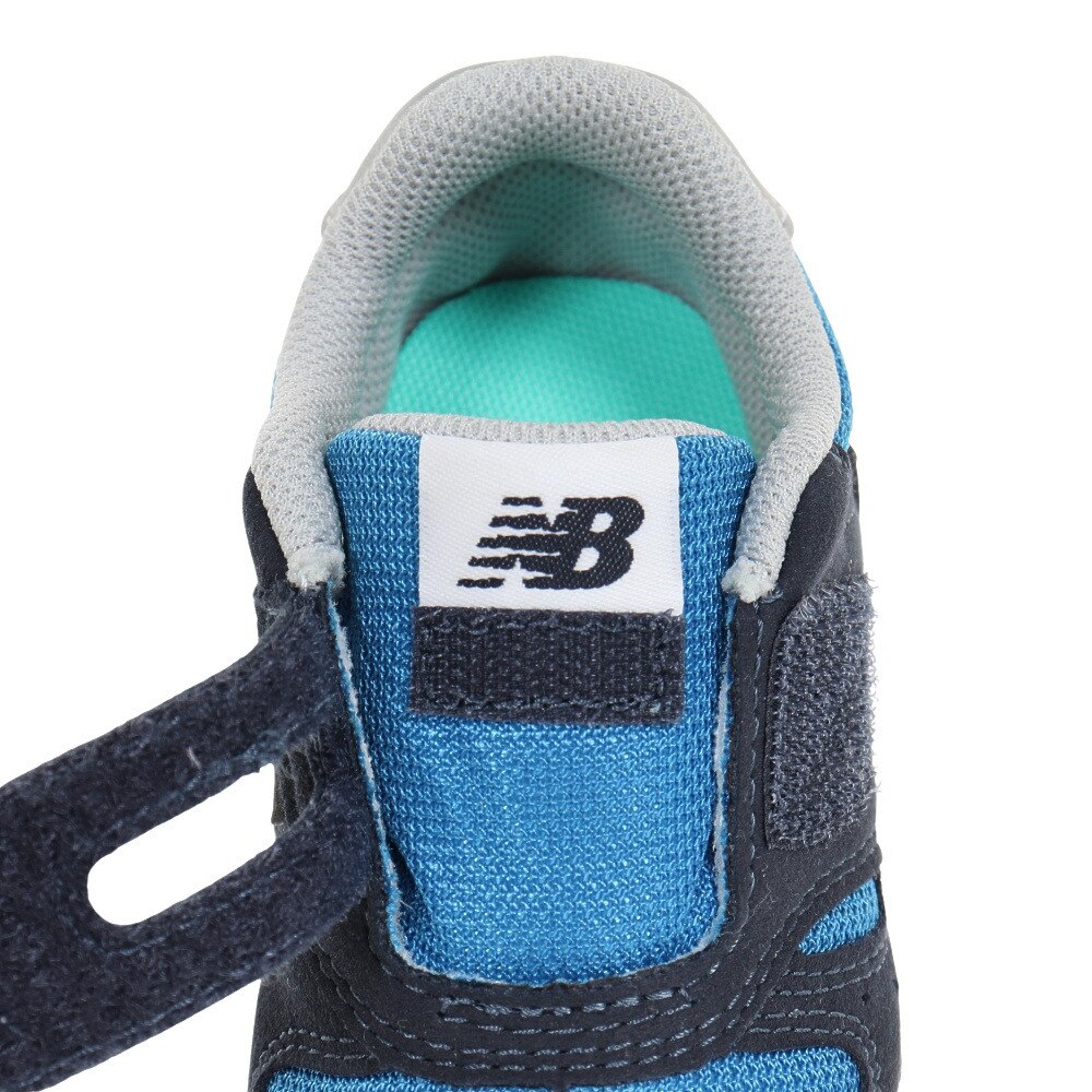 ニューバランス（new balance）（キッズ）ベビー スニーカー 青 IZ373 PV2 W ブルー キッズシューズ 靴 シューズ 登園 マジックテープ ベルクロ