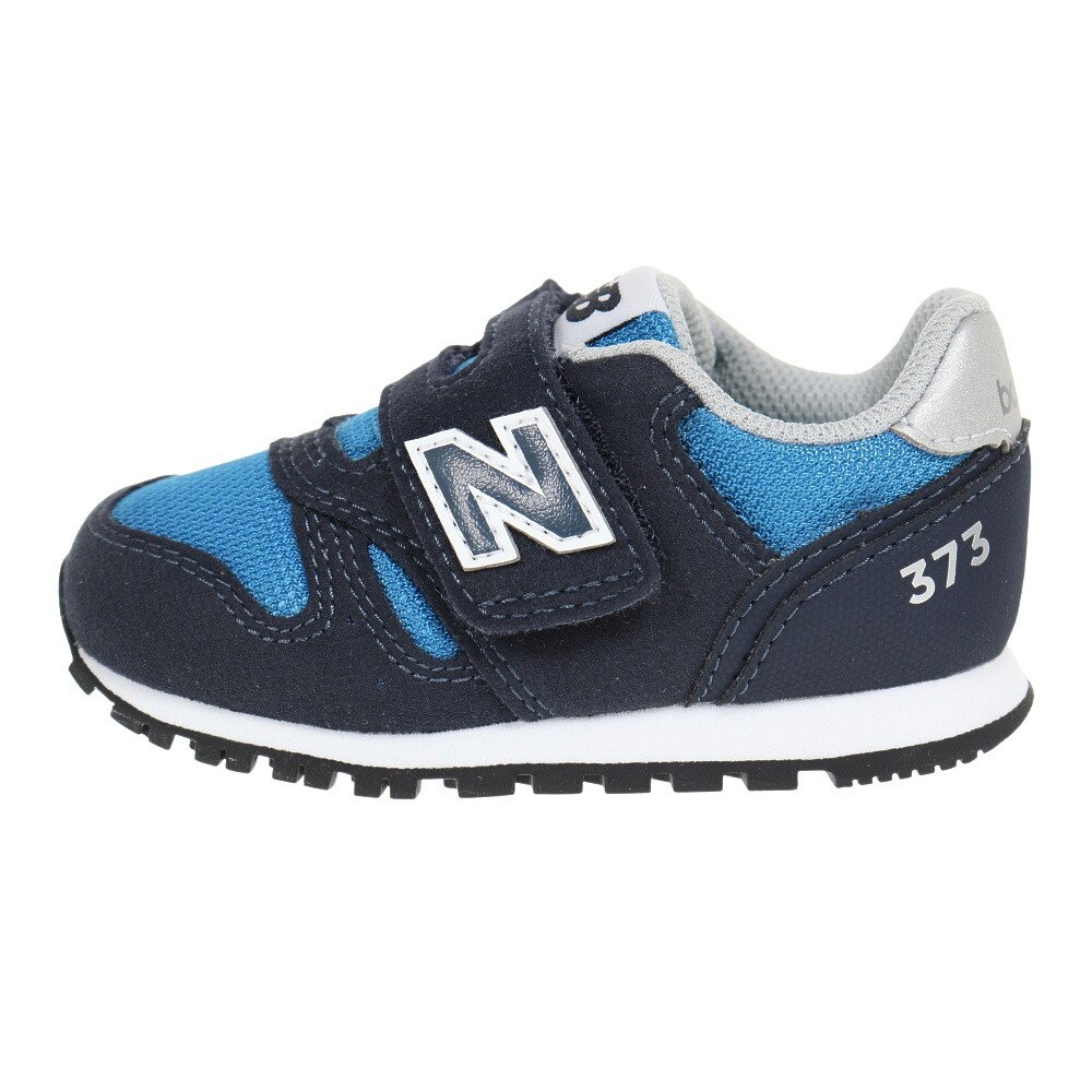 ニューバランス（new balance）（キッズ）ベビー スニーカー 青 IZ373 PV2 W ブルー キッズシューズ 靴 シューズ 登園 マジックテープ ベルクロ