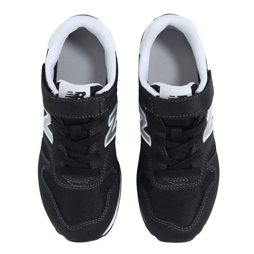 ニューバランス（new balance）（キッズ）スニーカー 373  ブラック YV373KB2M ジュニア スポーツシューズ カジュアル 子供 運動靴 通学 通園 面ファスナー
