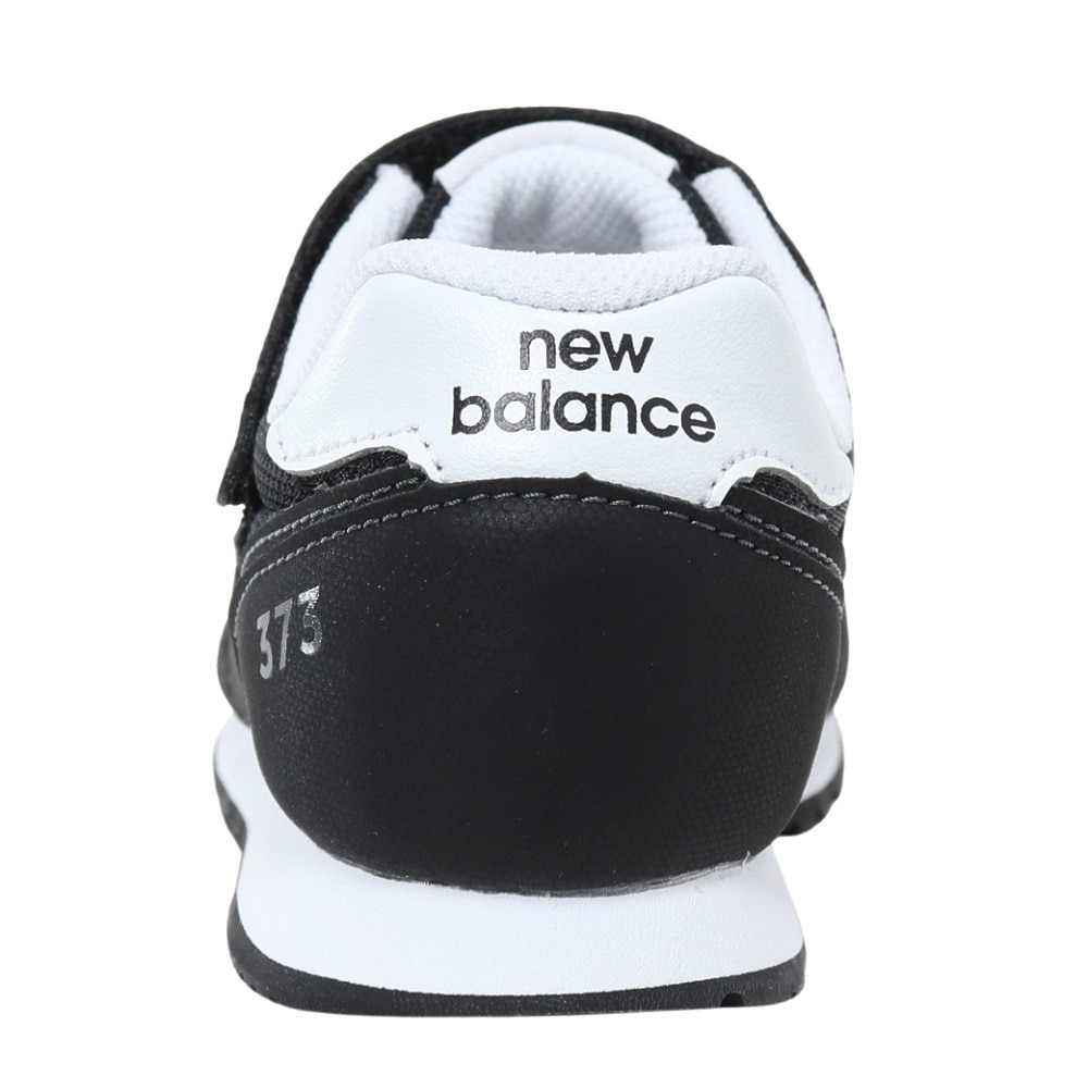 ニューバランス（new balance）（キッズ）スニーカー 373  ブラック YV373KB2M ジュニア スポーツシューズ カジュアル 子供 運動靴 通学 通園 面ファスナー