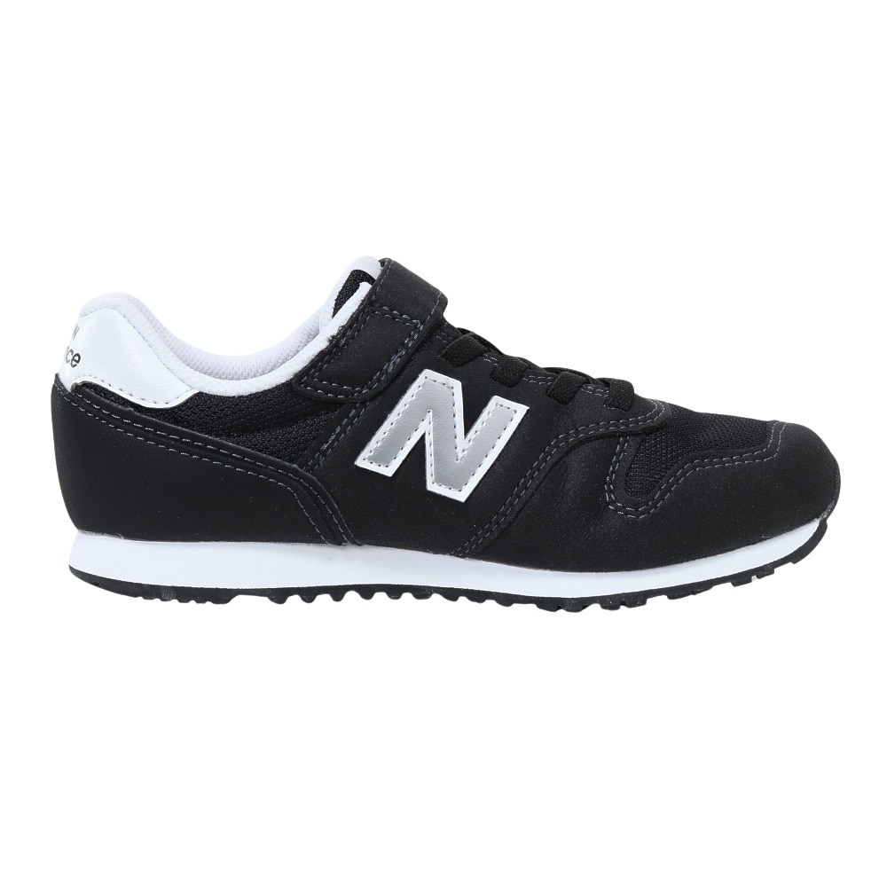 ニューバランス（new balance）（キッズ）スニーカー 373  ブラック YV373KB2M ジュニア スポーツシューズ カジュアル 子供 運動靴 通学 通園 面ファスナー