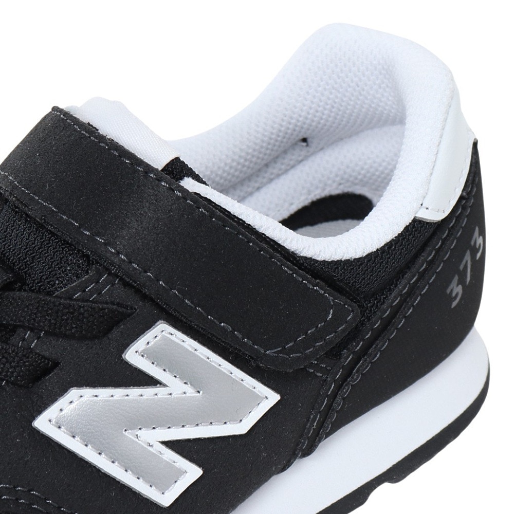 ニューバランス（new balance）（キッズ）スニーカー 373 YV373 KB2 M ブラック 黒 ジュニア スポーツシューズ カジュアル 子供 運動靴 通学 通園 マジックテープ