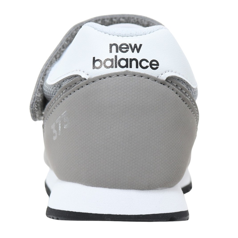 ニューバランス（new balance）（キッズ）スニーカー グレー YV373 KG2 M ジュニア スポーツシューズ カジュアル 子供 運動靴 通学 通園 マジックテープ