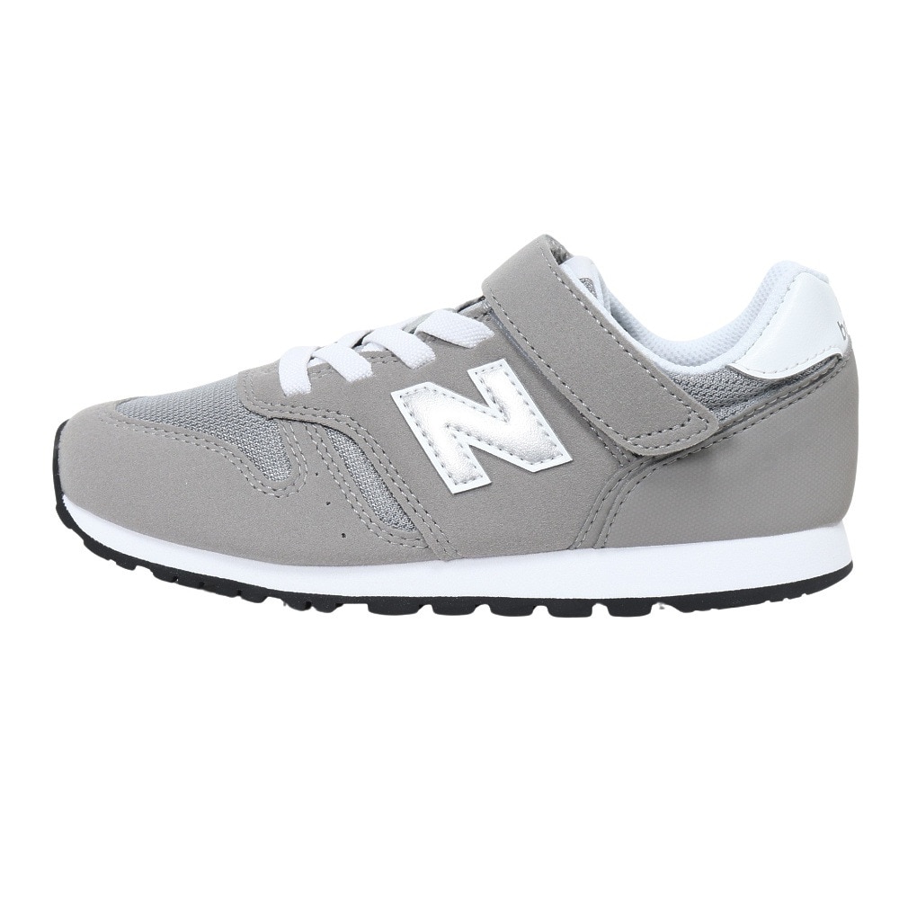 ニューバランス（new balance）（キッズ）スニーカー 373 YV373 KG2 M グレー ジュニア スポーツシューズ カジュアル 子供 運動靴 通学 通園 マジックテープ