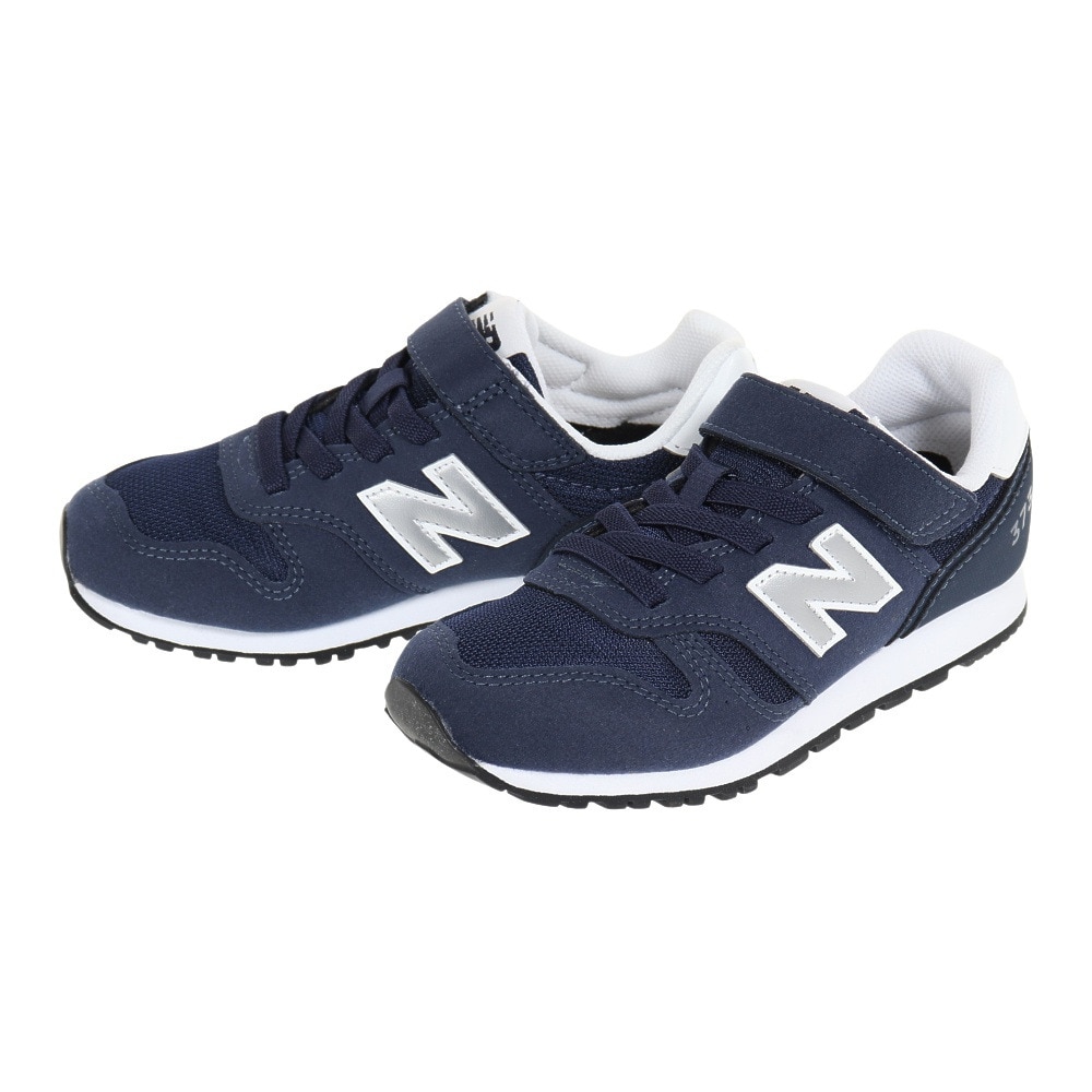 ニューバランス（new balance）（キッズ）スニーカー ネイビー 紺 YV373 KN2 M ジュニア スポーツシューズ カジュアル 子供 運動靴 通学 通園 マジックテープ