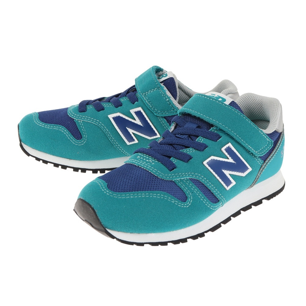 ニューバランス（new balance）（キッズ）ジュニアスニーカー 緑 グリーン YV373 PG2 M スポーツシューズ 靴 シューズ キッズ