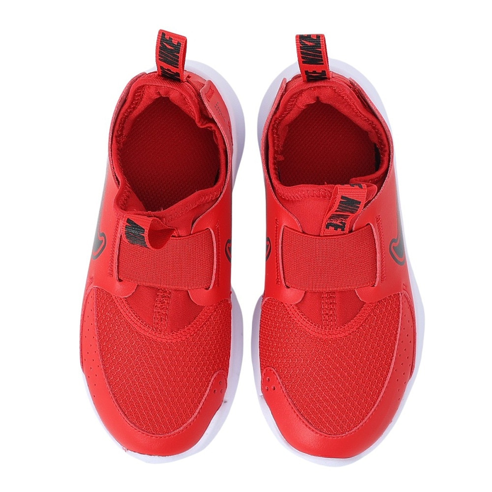 ナイキ（NIKE）（キッズ）ジュニアスポーツシューズ フレックスランナー3 PS レッド ブラック FN1449-600 スニーカー 耐久性 安定感 通気性 運動靴 登校