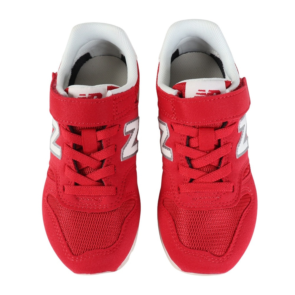 ニューバランス（new balance）（キッズ）ジュニア シューズ 373 レッド YV373AR2M ジュニアスニーカー スポーツ 面ファスナー 軽量 耐久性 登校 運動靴