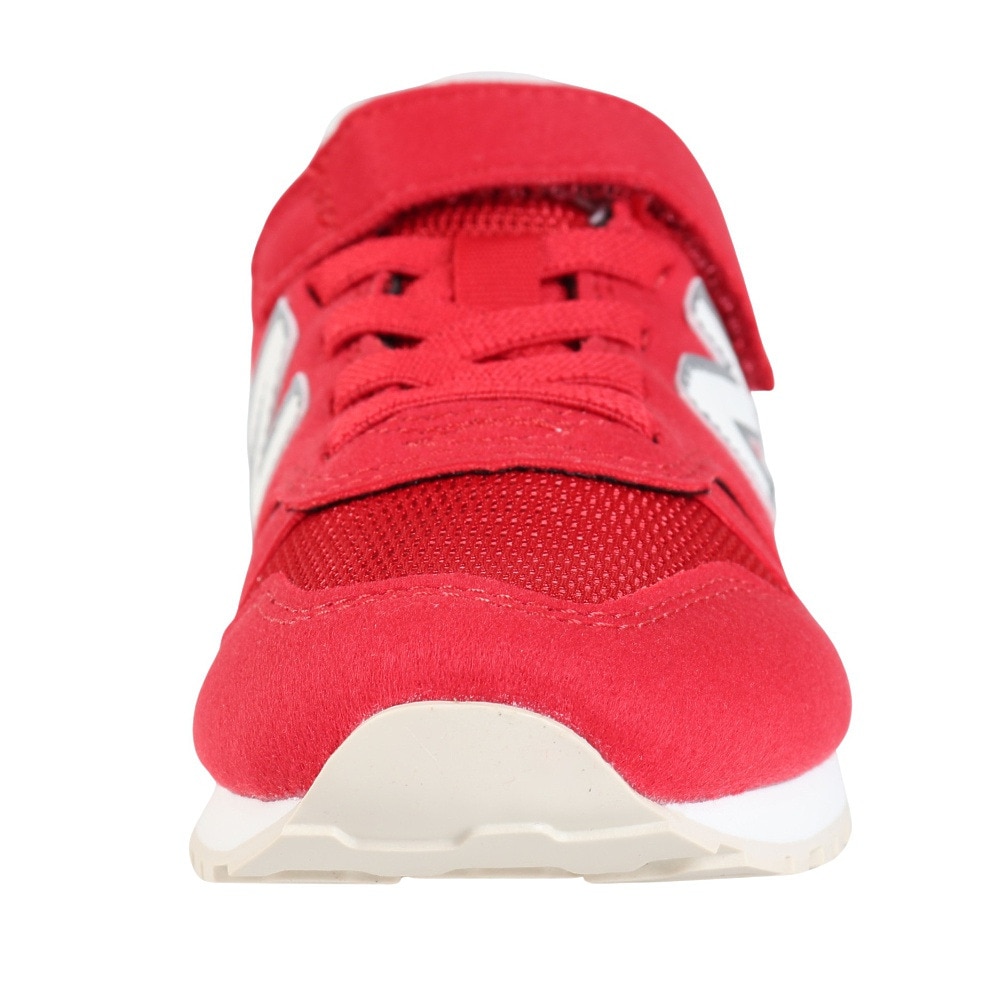 ニューバランス（new balance）（キッズ）ジュニア シューズ 373 レッド YV373AR2M ジュニアスニーカー スポーツ 面ファスナー 軽量 耐久性 登校 運動靴