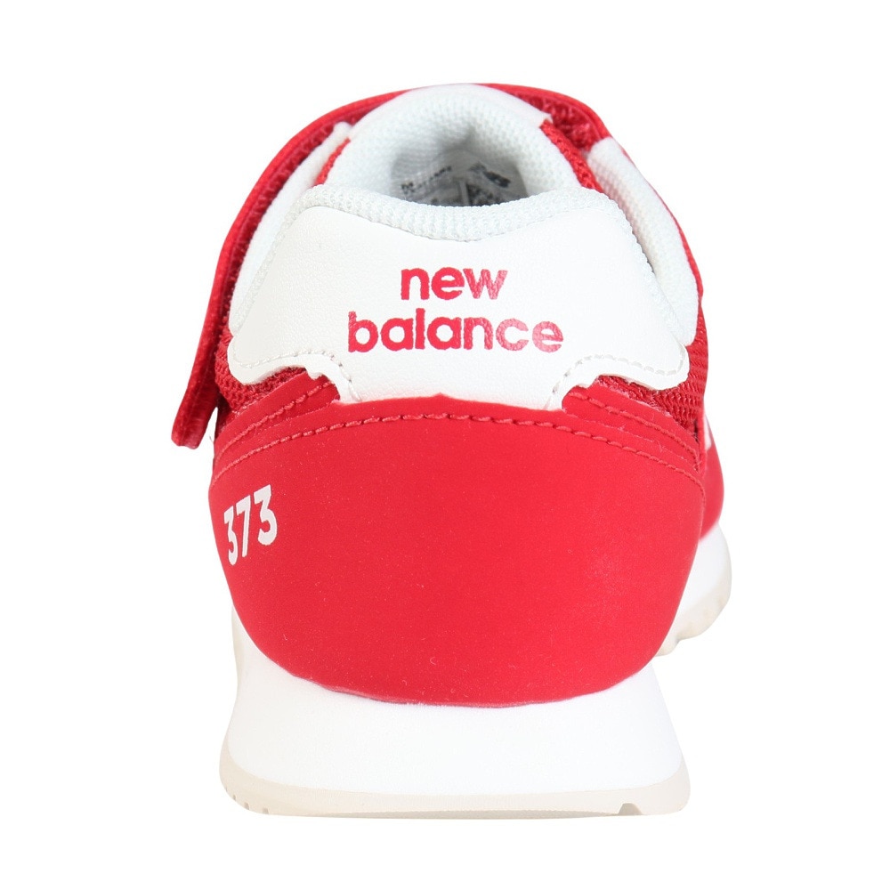 ニューバランス（new balance）（キッズ）ジュニア シューズ 373 レッド YV373AR2M ジュニアスニーカー スポーツ 面ファスナー 軽量 耐久性 登校 運動靴