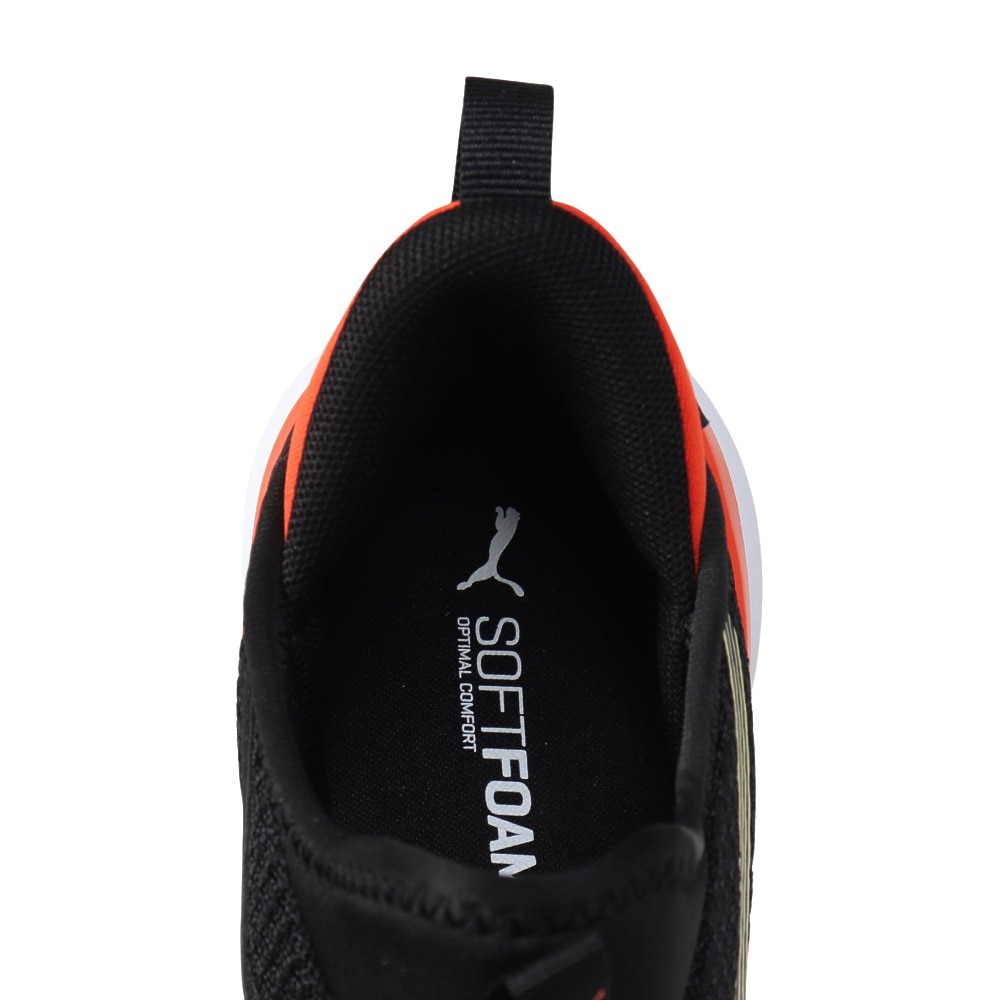 プーマ（PUMA）（キッズ）ジュニア シューズ クルーズプロフォームイーズイン ブラック レッド 31025001 スニーカー スポーツ スリップオン 登校 通学 運動