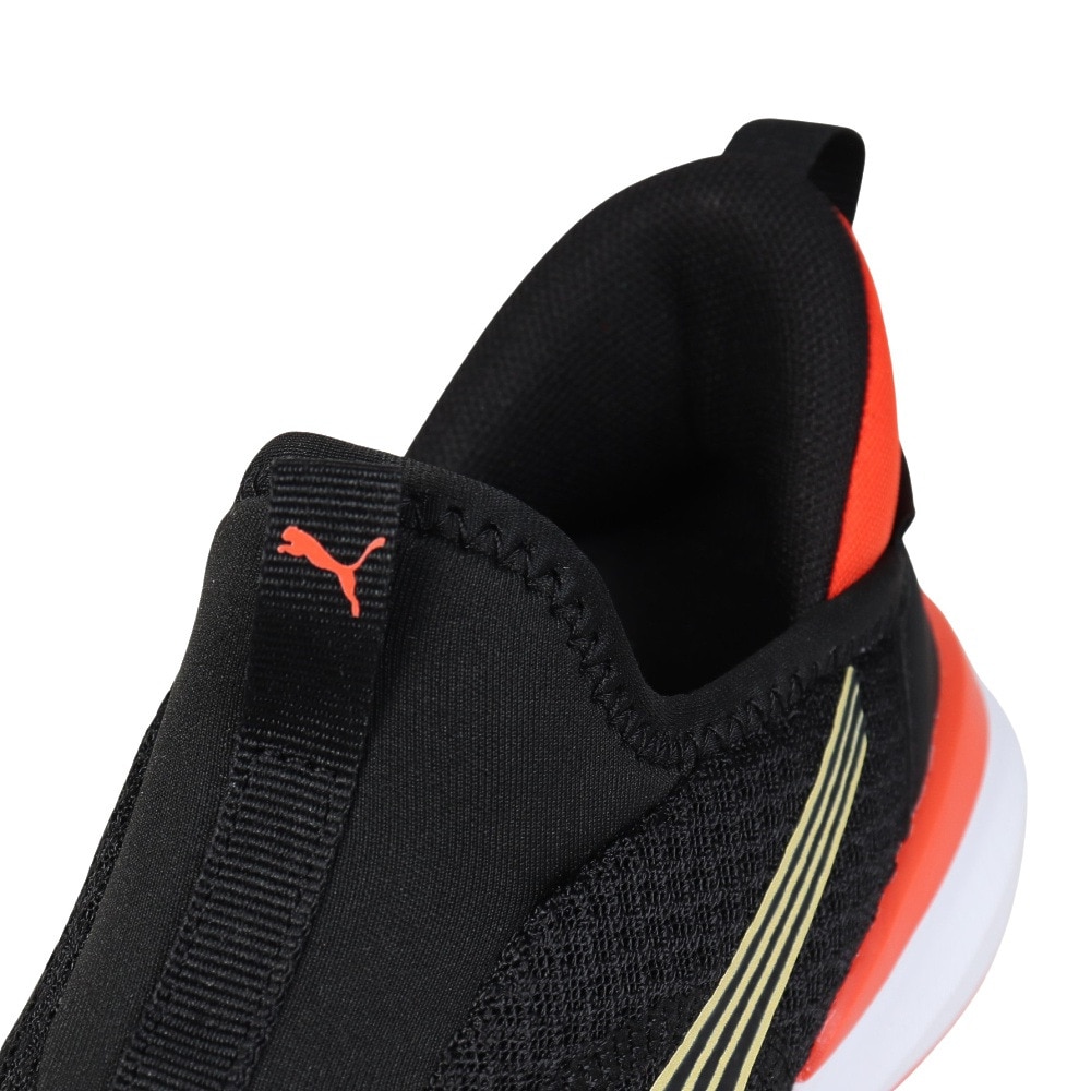 プーマ（PUMA）（キッズ）ジュニア シューズ クルーズプロフォームイーズイン ブラック レッド 31025001 スニーカー スポーツ スリップオン 登校 通学 運動
