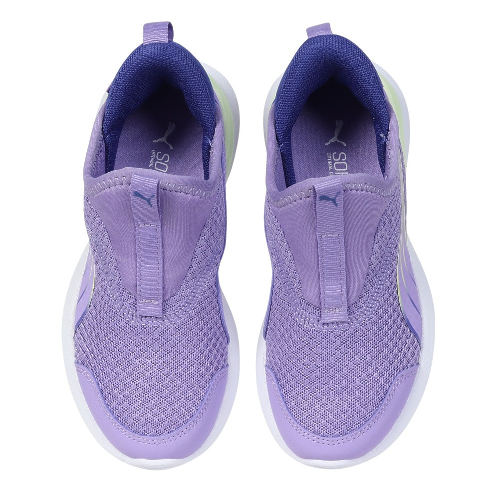 プーマ（PUMA）（キッズ）ジュニア シューズ クルーズプロフォームイーズイン ラベンダー 31025003 ジュニアスニーカー スポーツ スリップオン 登校 通学 運動