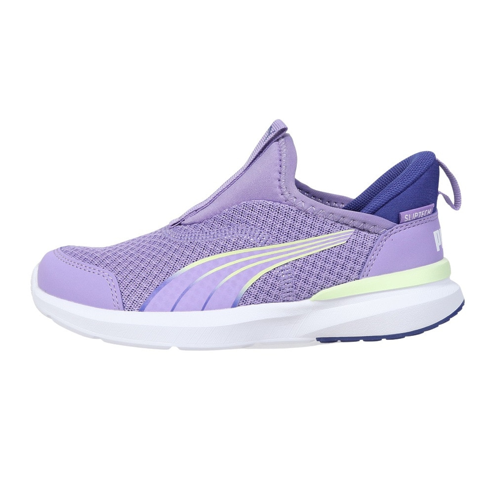 プーマ（PUMA）（キッズ）ジュニア シューズ クルーズプロフォームイーズイン ラベンダー 31025003 ジュニアスニーカー スポーツ スリップオン 登校 通学 運動