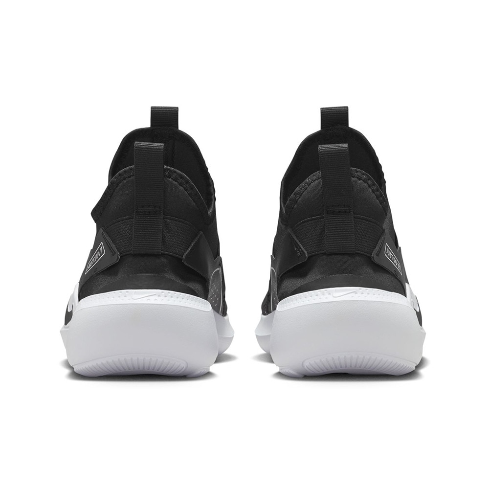 ナイキ（NIKE）（キッズ）ジュニアスニーカー スポーツシューズ フレックス ランナー 4 GS ブラック IF2893-002 着脱簡単 伸縮性 耐久性