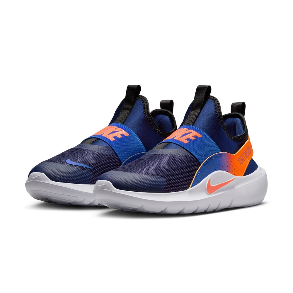 ナイキ（NIKE）（キッズ）ジュニア スニーカー スポーツシューズ フレックス ランナー 4 GS ネイビー IF2893-401 カジュアルシューズ
