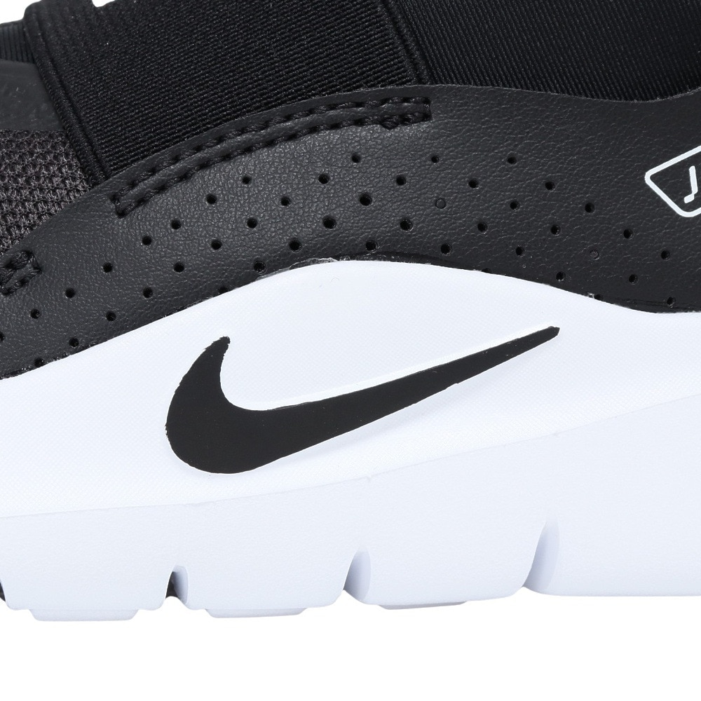 ナイキ（NIKE）（キッズ）ジュニアスニーカー スポーツシューズ フレックス ランナー 4 PS ブラック IF2894-002 着脱簡単 伸縮性 耐久性