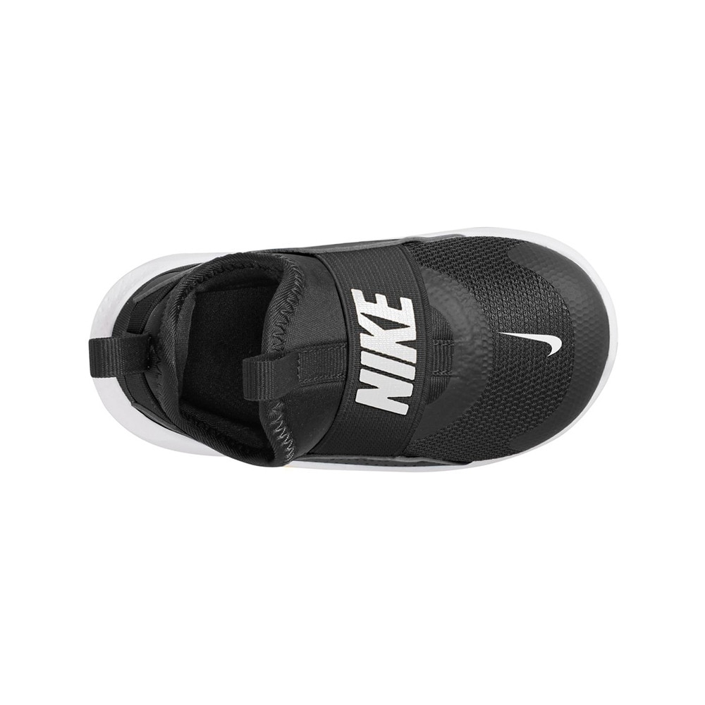 ナイキ（NIKE）（キッズ）ジュニアスニーカー スポーツシューズ フレックス ランナー 4 TD ブラック IF2895-002 着脱簡単 伸縮性 耐久性