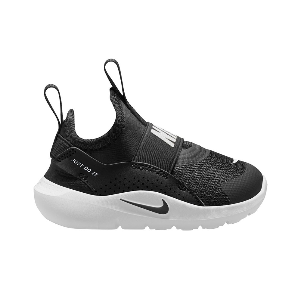 ナイキ（NIKE）（キッズ）ジュニアスニーカー スポーツシューズ フレックス ランナー 4 TD ブラック IF2895-002 着脱簡単 伸縮性 耐久性