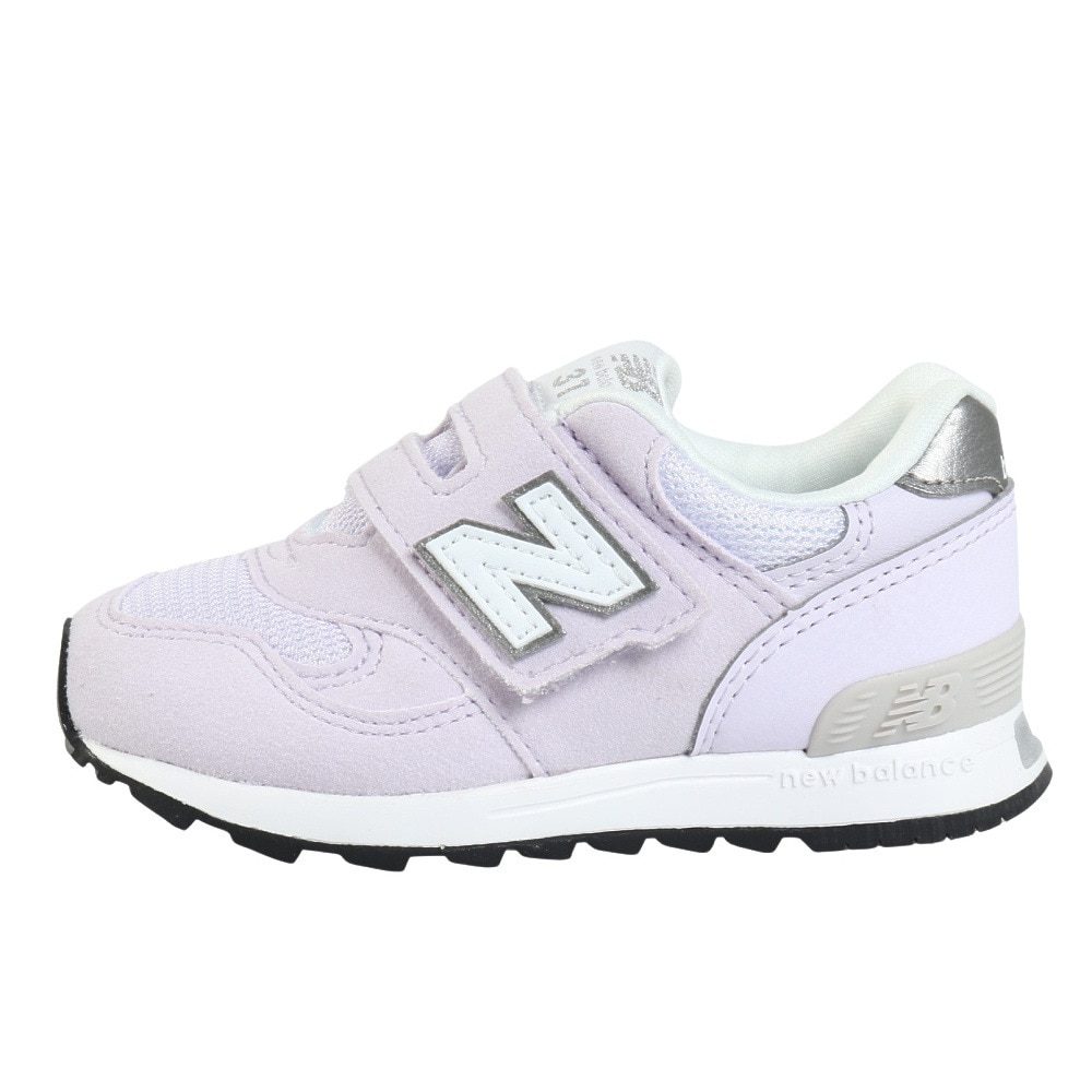 ニューバランス（new balance）（キッズ）ジュニア スニーカー スポーツシューズ 313 Hook and Loop パープル IO313TG2 W 