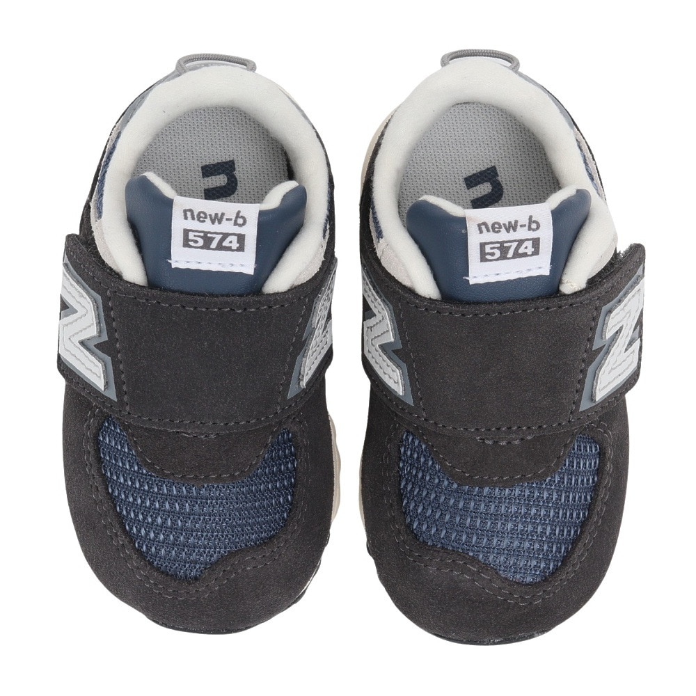 ニューバランス（new balance）（キッズ）ジュニアスニーカー スポーツシューズ 574 HOOK & LOOP NW574SGGW