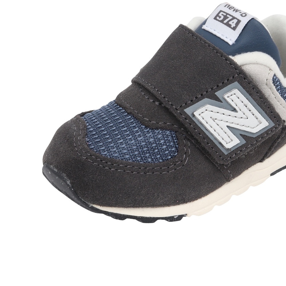 ニューバランス（new balance）（キッズ）ジュニアスニーカー スポーツシューズ 574 HOOK & LOOP NW574SGGW