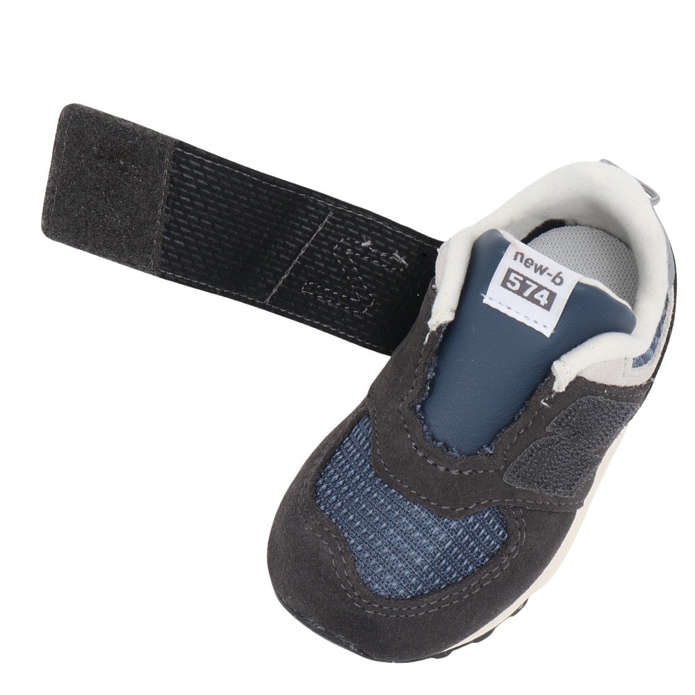 ニューバランス（new balance）（キッズ）ジュニアスニーカー スポーツシューズ 574 HOOK & LOOP NW574SGGW