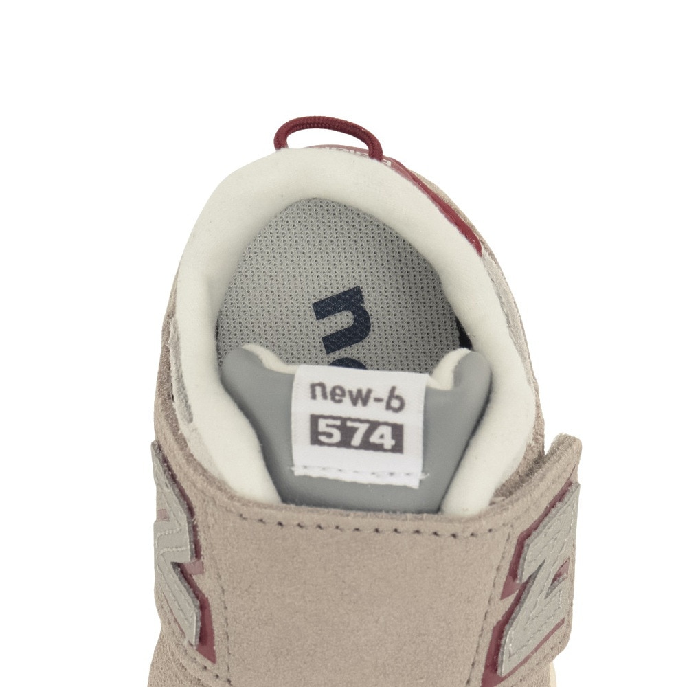 ニューバランス（new balance）（キッズ）ジュニアスニーカー スポーツシューズ 574 HOOK & LOOP NW574SKBW
