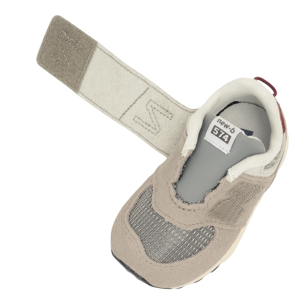 ニューバランス（new balance）（キッズ）ジュニアスニーカー スポーツシューズ 574 HOOK & LOOP NW574SKBW