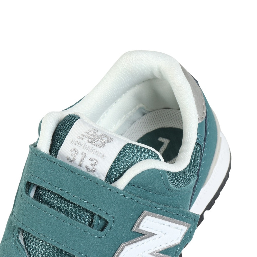 ニューバランス（new balance）（キッズ）ジュニア スニーカー スポーツシューズ 313 Hook and Loop グリーン IO313TE2 W