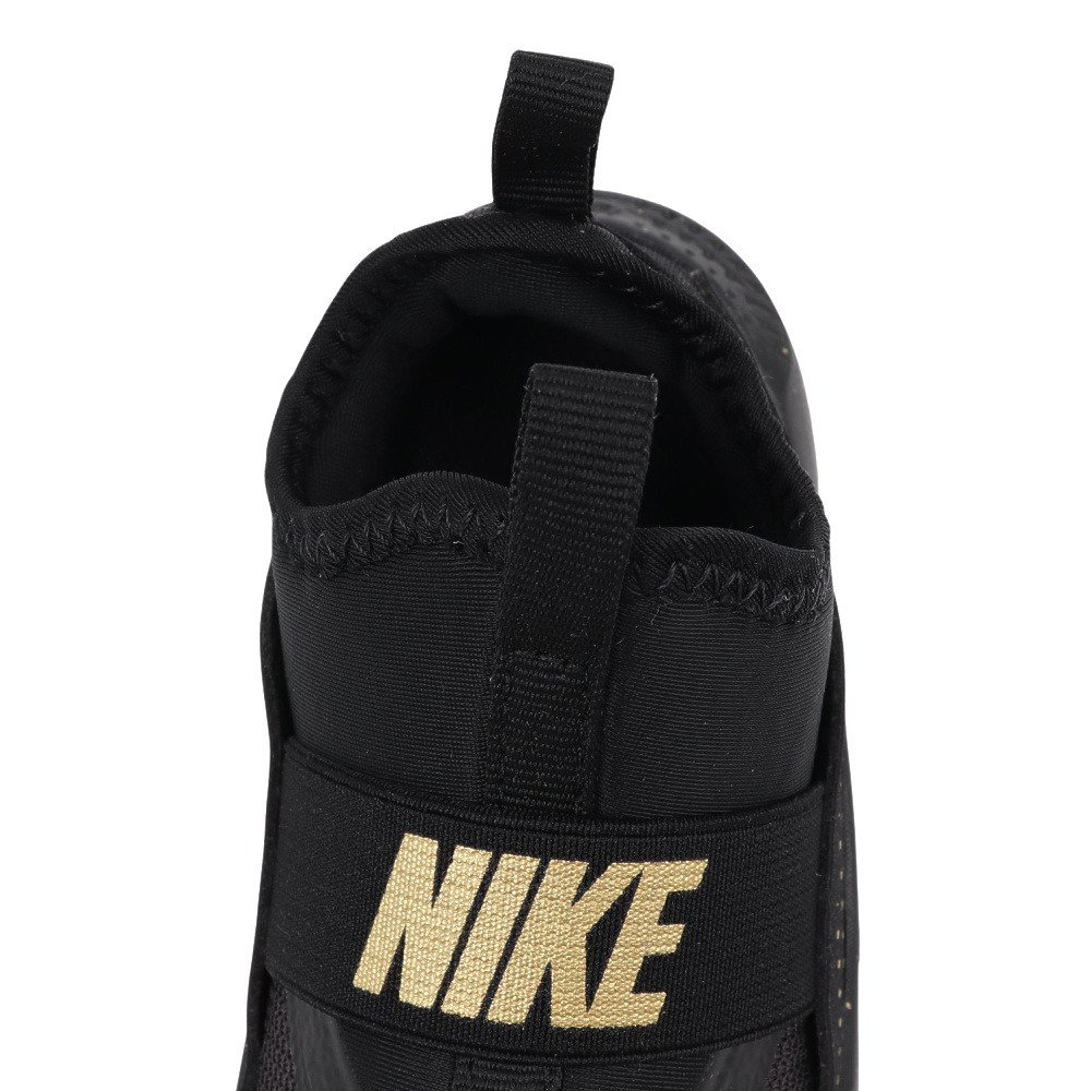 ナイキ（NIKE）（キッズ）ジュニアスニーカー スポーツシューズ フレックス ランナー 4 ブラック ゴールド IM6738-001 カジュアル シューズ