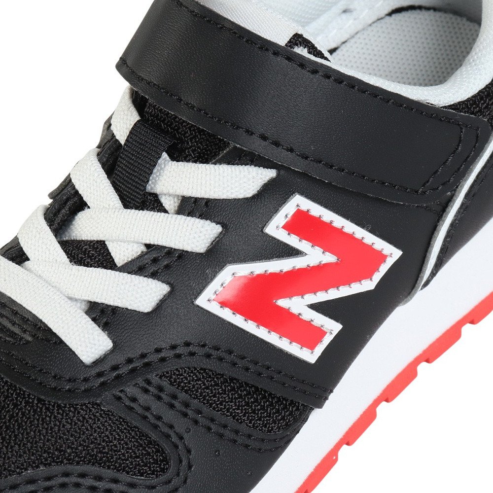 ニューバランス（new balance）（キッズ）ジュニアスニーカー スポーツシューズ 373 バンジー ウィズ トップ ブラック Y37359QM カジュアルシューズ 面ファスナー