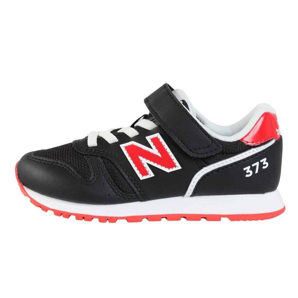 ニューバランス（new balance）（キッズ）ジュニアスニーカー スポーツシューズ 373 バンジー ウィズ トップ ブラック Y37359QM カジュアルシューズ 面ファスナー