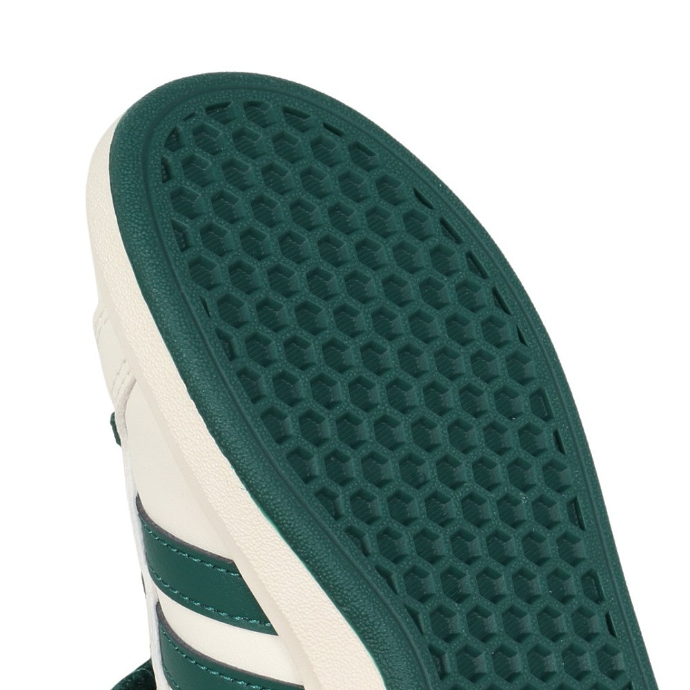 アディダス（adidas）（キッズ）ジュニアスニーカー スポーツシューズ グランドコート 2.0 キッズ オフホワイト NLD08-JQ8004 運動靴 トップストラップ