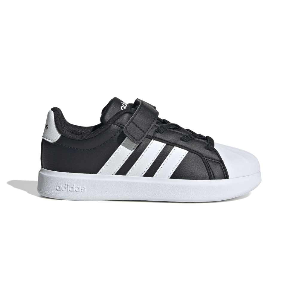 アディダス（adidas）（キッズ）ジュニアスニーカー ボーイズ スポーツシューズ ストリートトーク OPK37-JQ8593