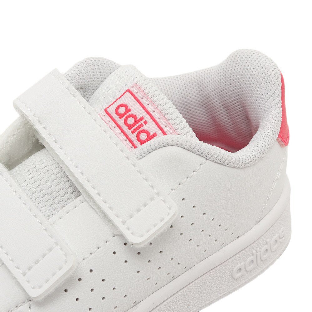 スニーカー ジュニア Advancourt I Ef0300 白 ベルクロ 紐なし アディダス スポーツ用品はスーパースポーツゼビオ