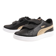 プーマ（PUMA）（キッズ）ジュニアスニーカー プーマスマッシュV2メタリックVPS ブラック 38968302 トレーニング スポーツシューズ クッション性 タウン