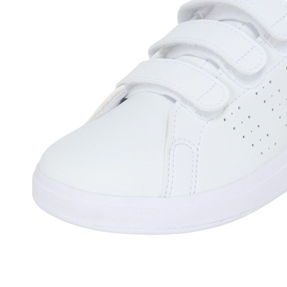 ジュニアスニーカー ガールズ スポーツシューズ アドバンコート ベース 2.0 ホワイト ピンク NLE01-ID1305 カジュアル シューズ 11
