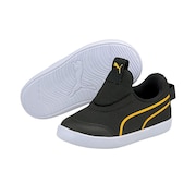 プーマ（PUMA）（キッズ）ジュニア スポーツシューズ コートフレックス V2 スリッポン AC INF スニーカー 37485901