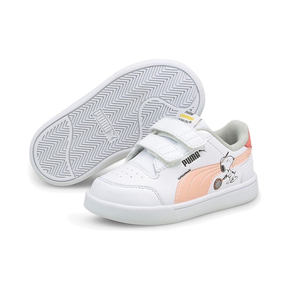 PUMA×PEANUTS ベビー シャッフル スニーカー V INF 375741 02 スポーツシューズ