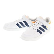 アディダス（adidas）（キッズ）コアブレーク EL COREBREAKE EL C 白 ホワイト ネイビー GW2898 ジュニアスニーカー スポーツシューズ 靴 シューズ キッズ 