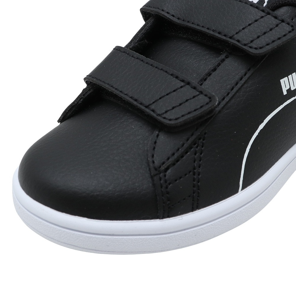 プーマ（PUMA）（キッズ）スマッシュ V2 ホームスクール V PS ブラック黒 38620001 ジュニア スニーカー スポーツシューズ マジックテープ 子供 運動 靴