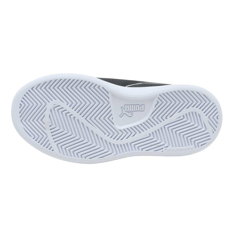 プーマ（PUMA）（キッズ）スマッシュ V2 ホームスクール V PS ブラック黒 38620001 ジュニア スニーカー スポーツシューズ マジックテープ 子供 運動 靴