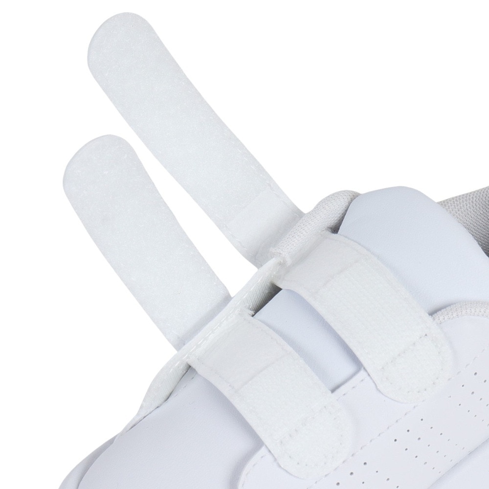 アディダス（adidas）（キッズ）ジュニア シューズ アドバンコートキッズ ホワイト ID5283 ジュニアスニーカー スポーツ 面ファスナー 登園 リサイクル 