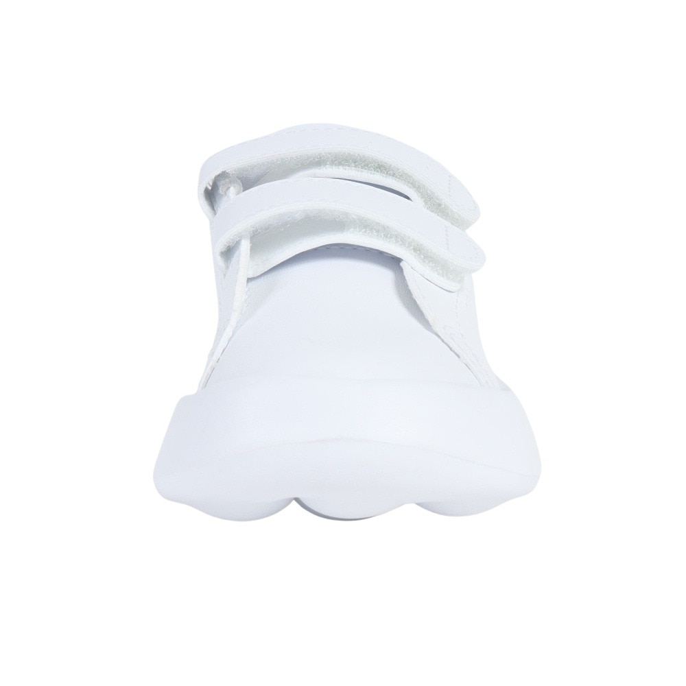 アディダス（adidas）（キッズ）ジュニア シューズ アドバンコートキッズ ホワイト ID5283 ジュニアスニーカー スポーツ 面ファスナー 登園 リサイクル 
