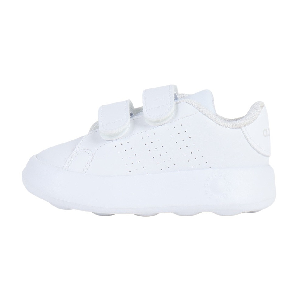 アディダス（adidas）（キッズ）ジュニア シューズ アドバンコートキッズ ホワイト ID5283 ジュニアスニーカー スポーツ 面ファスナー 登園 リサイクル 