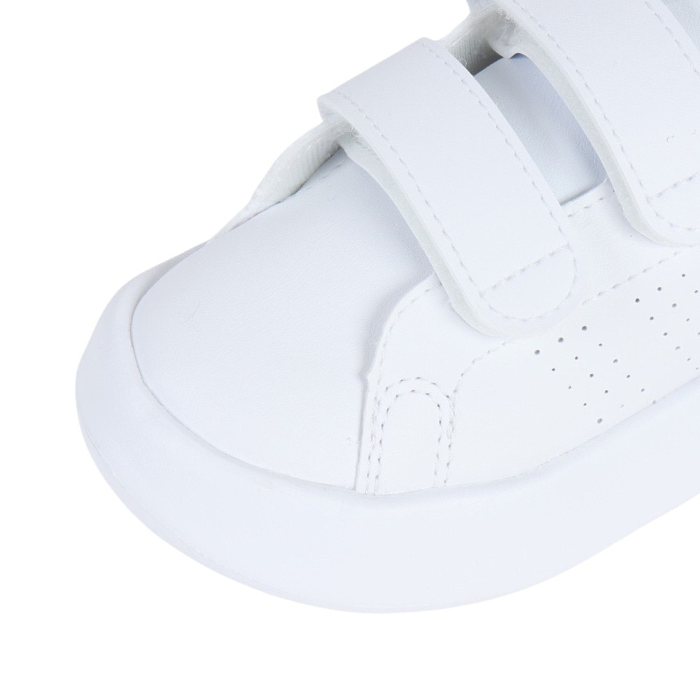 アディダス（adidas）（キッズ）ジュニア シューズ アドバンコートキッズ ホワイト ID5283 ジュニアスニーカー スポーツ 面ファスナー 登園 リサイクル 