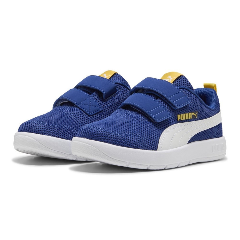 プーマ（PUMA）（キッズ）ジュニアスニーカー スポーツシューズ コートフレックスV メッシュ PS 39808505